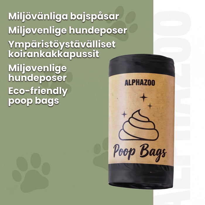 Poop bags Black – Convenient poop bags for your walk
