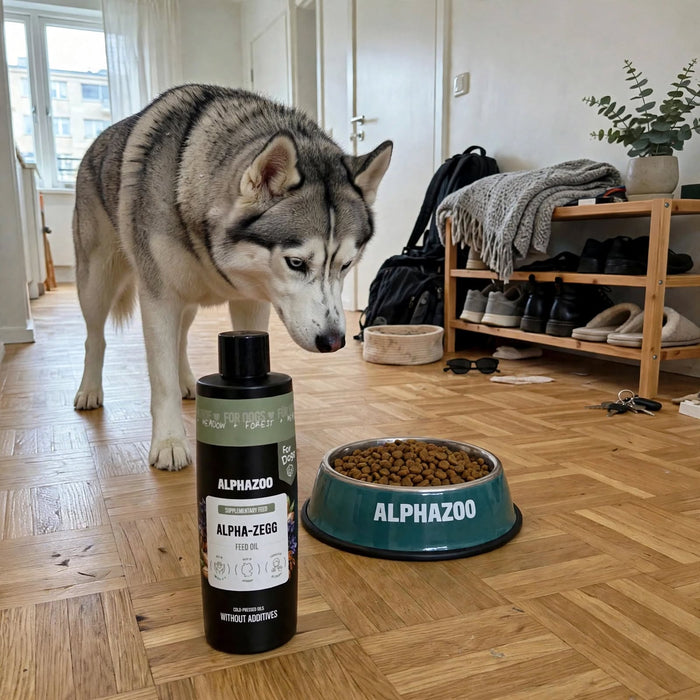Alpha-Zegg for dogs – For vital skin and a shiny coat