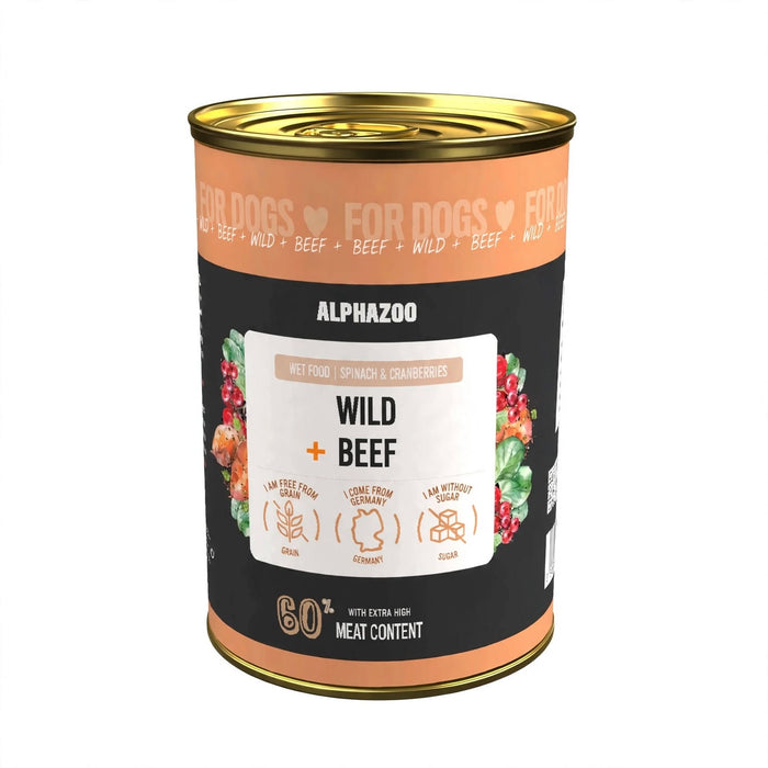 Game & beef meal – Delicious wet food for dogs